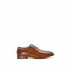 Dune London Wide Fit &apos;Sparrows&apos; Leather Derbies For Male