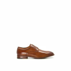Dune London Wide Fit &apos;Sparrows&apos; Leather Derbies For Male
