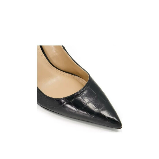 Dune London 'Bold' Leather Court Shoes For Female - Image 6