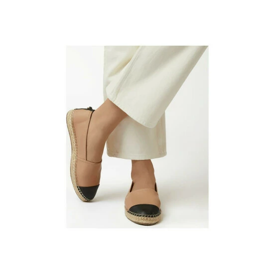 Dune London 'Ginger' Leather Espadrilles For Female - Image 5