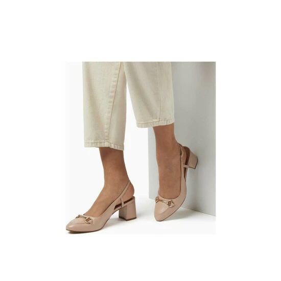 Dune London Wide Fit 'Cassie' Leather Strappy Heels For Female - Image 5