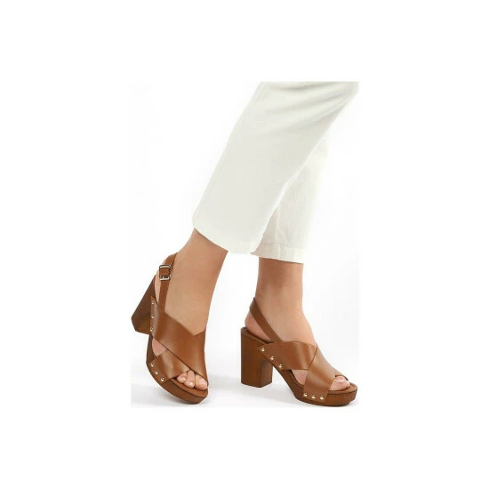 Dune London 'Jingers' Leather Sandals For Female - Image 5