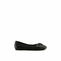 Dune London &apos;Hanson&apos; Leather Ballet Pumps For Female