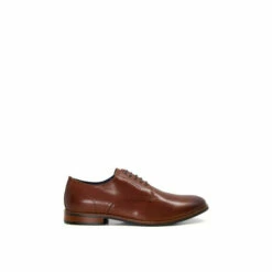 Dune London Wide Fit &apos;Suffolks&apos; Leather Derbies For Male