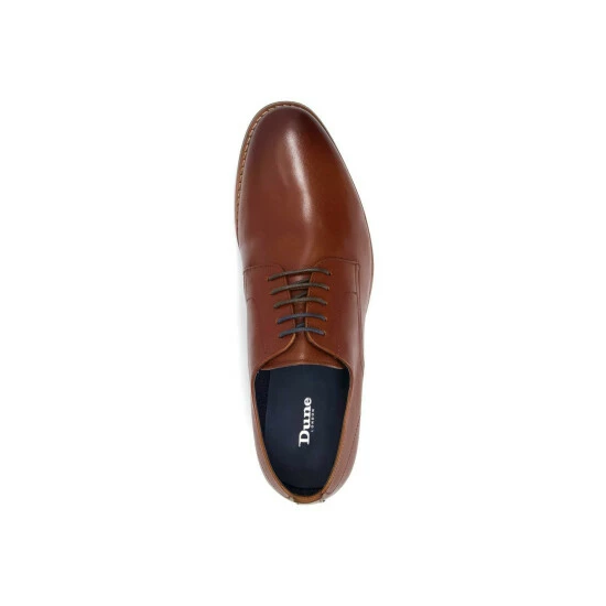 Dune London Wide Fit 'Suffolks' Leather Derbies For Male - Image 4