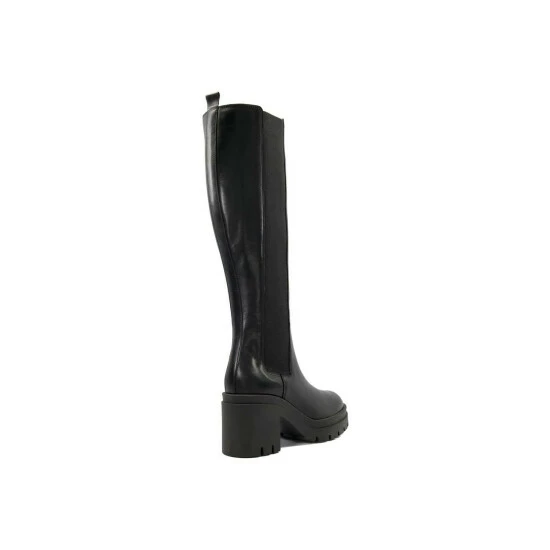 Dune London 'Time' Leather Knee High Boots For Female - Image 3