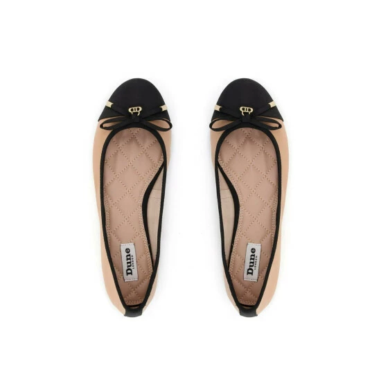 Dune London 'Hartlyn' Leather Ballet Pumps For Female - Image 4