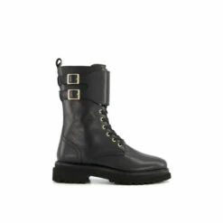 Dune London 'Prime' Leather Biker Boots For Female