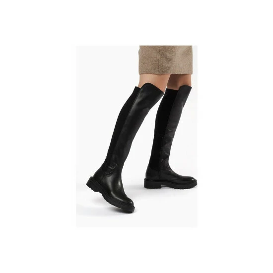 Dune London 'Tella' Leather Knee High Boots For Female - Image 5