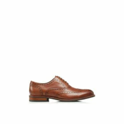 Dune London Wide Fit &apos;Wf Pollodium&apos; Leather Brogues For Male