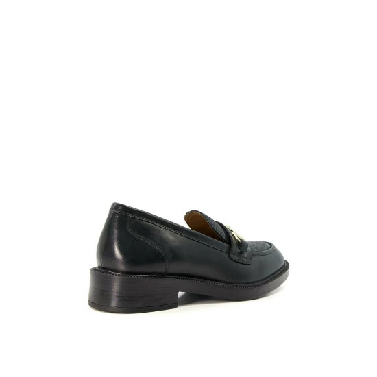 Dune London 'Grid' Leather Loafers For Female - Image 3