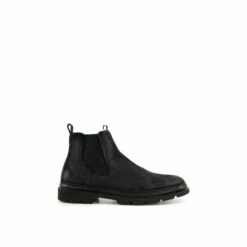 Dune London 'Checkered' Suede Chelsea Boots For Male