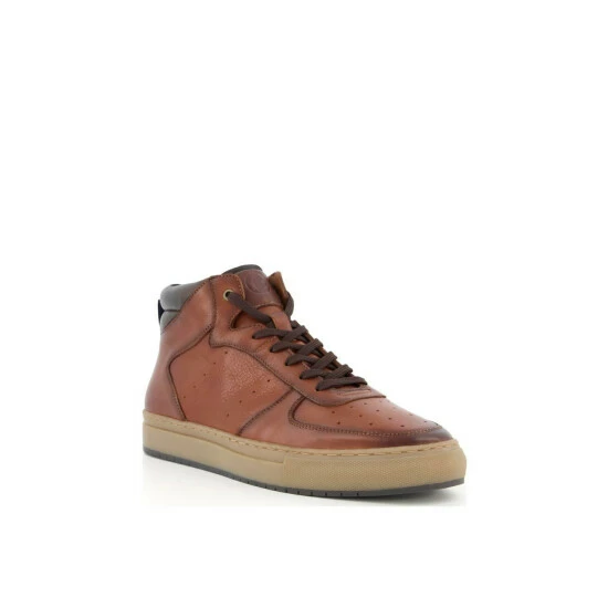 Dune London 'Volunteer' Leather Hi Tops For Male - Image 2