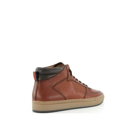 Dune London 'Volunteer' Leather Hi Tops For Male - Image 3