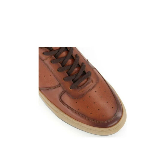 Dune London 'Volunteer' Leather Hi Tops For Male - Image 6