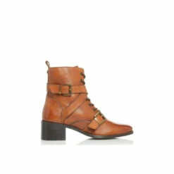 Dune London 'Pax Xx' Leather Biker Boots For Female