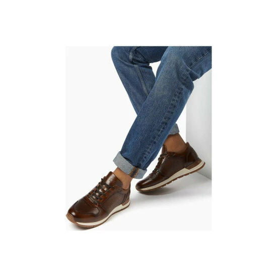 Dune London 'Treats' Leather Trainers For Male - Image 5