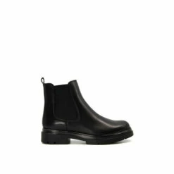 Dune London &apos;Pinot&apos; Leather Chelsea Boots For Female