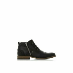Dune London &apos;Captains&apos; Leather Smart Boots For Male