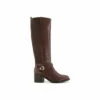 Dune London &apos;Tildings&apos; Leather Knee High Boots For Female