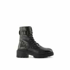Dune London &apos;Pendra&apos; Leather Biker Boots For Female