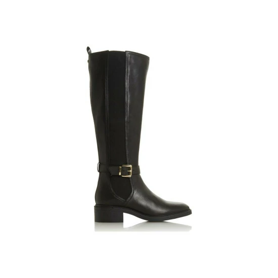 Dune London 'Torent' Leather Knee High Boots For Female
