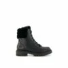 Dune London Wide Fit &apos;Wf Perch&apos; Leather Lace Up Boots For Female