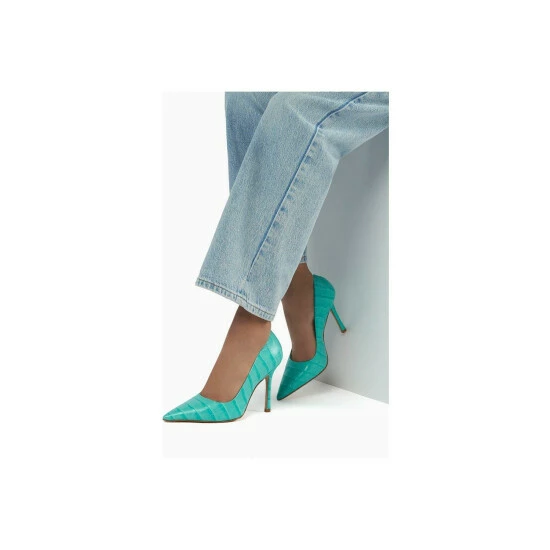 Dune London 'Bento' Leather Court Shoes For Female - Image 5