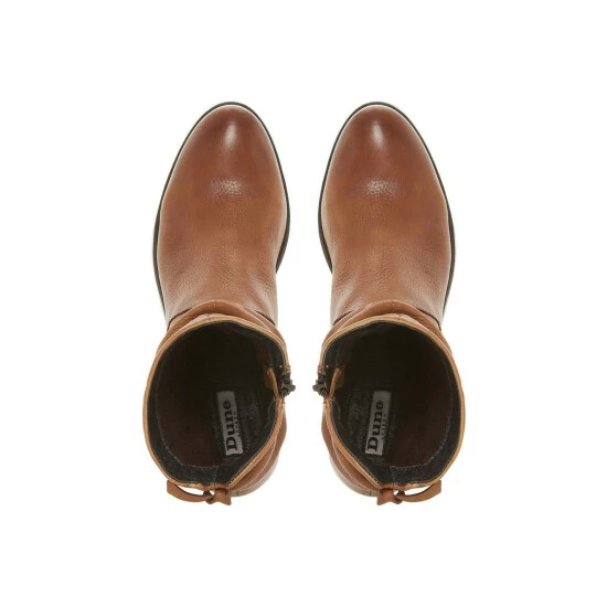 Dune London 'Pagerss' Leather Ankle Boots For Female - Image 4