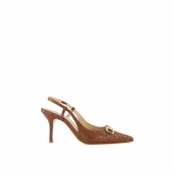 Dune London &apos;Click&apos; Leather Strappy Heels For Female