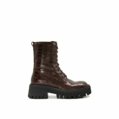 Dune London 'Play' Leather Lace Up Boots For Female