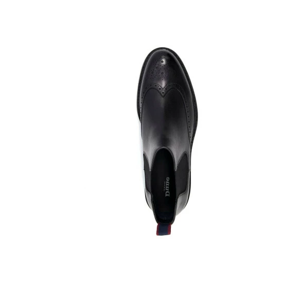 Dune London 'Check' Leather Chelsea Boots For Male - Image 4