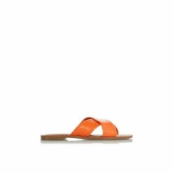 Dune London 'Lindsy' Leather Sliders For Female