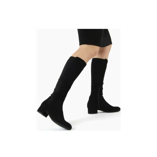 Dune London 'Tayla' Suede Knee High Boots For Female - Image 5