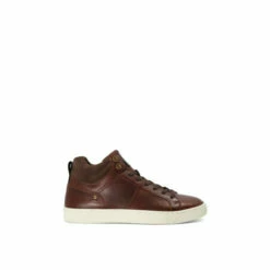 Dune London &apos;Vanquish&apos; Leather Hi Tops For Male