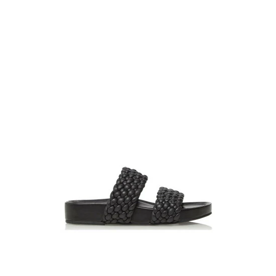 Dune London 'Laylow' Leather Sliders For Female