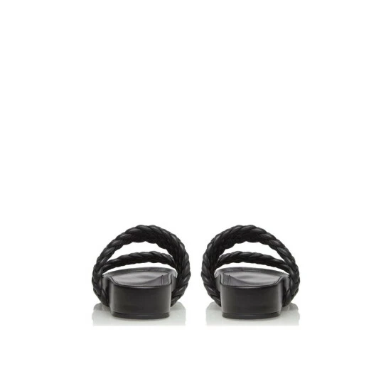 Dune London 'Laylow' Leather Sliders For Female - Image 3