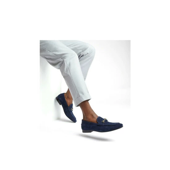 Dune London 'Shawl' Suede Loafers For Male - Image 5