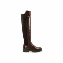 Dune London &apos;Tella&apos; Leather Knee High Boots For Female