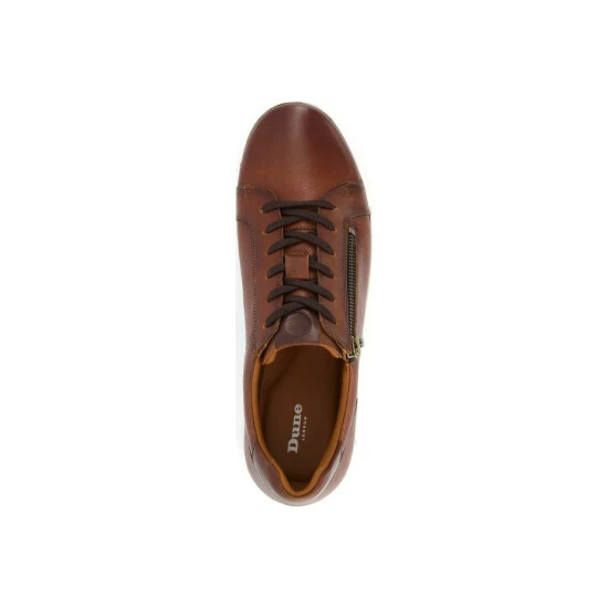 Dune London 'Tribute' Leather Trainers For Male - Image 4
