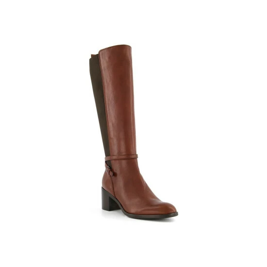 Dune London 'Taxie' Leather Knee High Boots For Female - Image 2