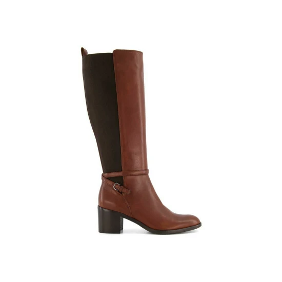Dune London 'Taxie' Leather Knee High Boots For Female - Image 7