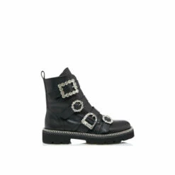 Dune London 'Pagola' Leather Biker Boots For Female