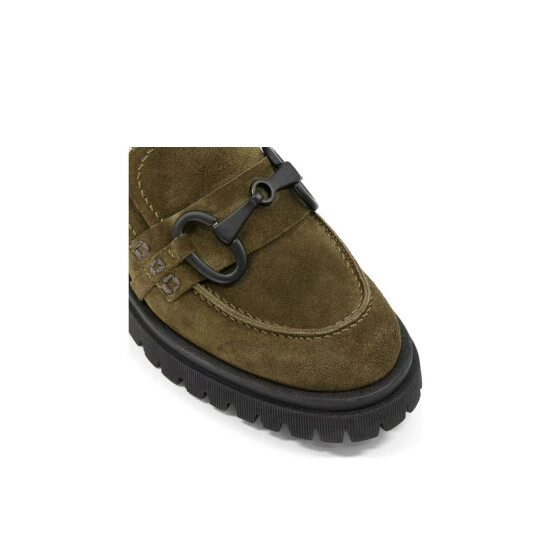 Dune London 'Goodness' Suede Loafers For Female - Image 6