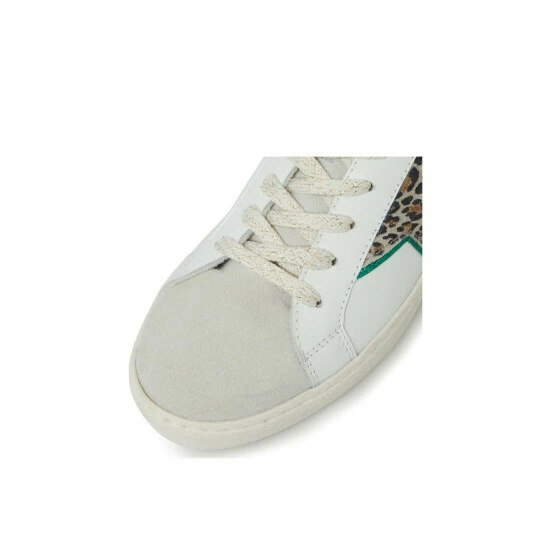 Dune London 'Emblazed' Leather Trainers For Female - Image 5