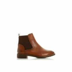 Dune London Wide Fit &apos;Quant&apos; Leather Chelsea Boots For Female