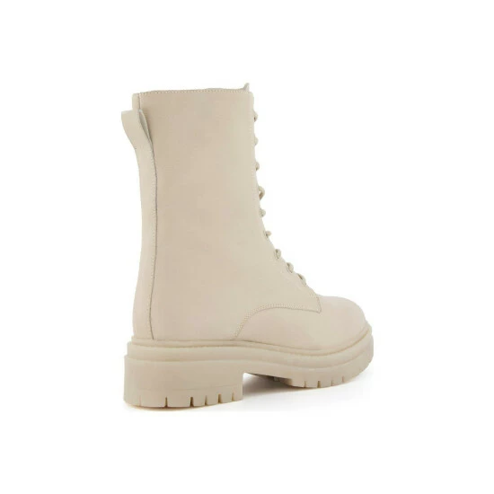Dune London 'Paradisa' Leather Lace Up Boots For Female - Image 3