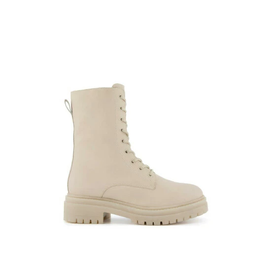 Dune London 'Paradisa' Leather Lace Up Boots For Female - Image 7