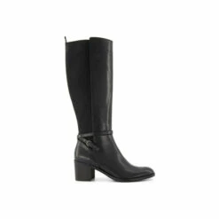 Dune London 'Taxie' Leather Knee High Boots For Female