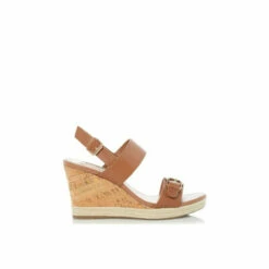 Dune London &apos;Kendyll&apos; Leather Wedges For Female